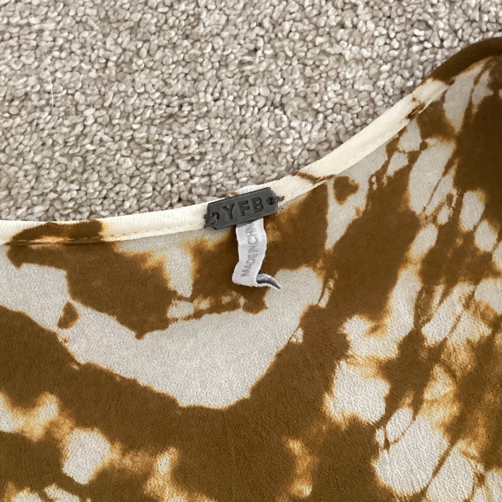 Chic Long Sleeve Tie-Dye Dress small - Picture 2 of 6